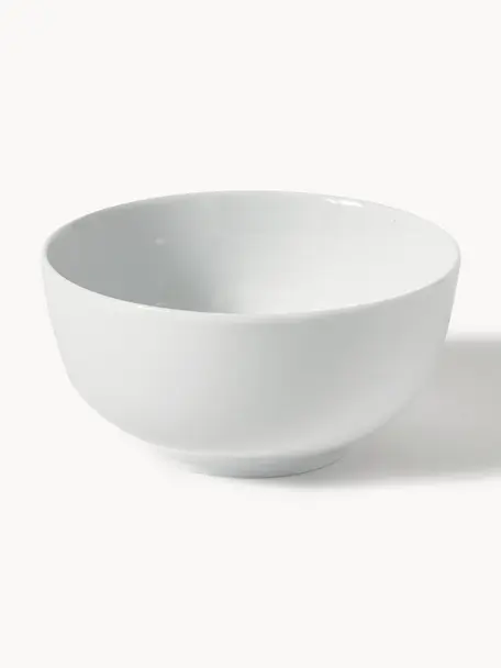 Porcelánová miska Delight, 4 ks, Porcelán, Biela, Ø 14 x V 7 cm