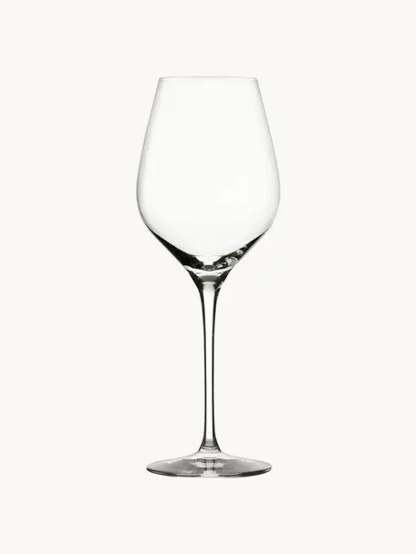 Kristall-Rotweingläser Exquisit, 6 Stück, Kristallglas, Transparent, Ø 7 x H 24 cm, 480 ml