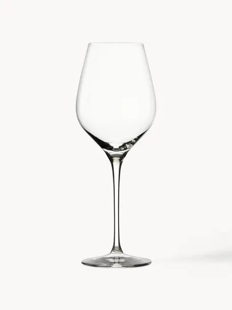 Copas de vino tinto de cristal Exquisit, 6 uds., Cristal 

¡Trae el brillo del cristal a tu mesa de comedor! El cristal es excepcionalmente transparente y pesado, lo que significa que se siente valioso y al mismo tiempo tiene un buen aspecto. Además, los delicados cortes hacen de cada pieza un detalle especial, práctico y bonito., Transparente, Ø 7 x Al 24 cm, 480 ml