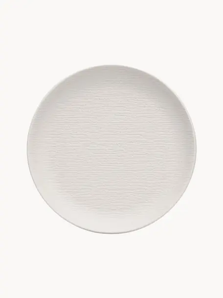 Frühstücksteller Trama aus Melamin, 4 Stück, Melamin, Weiß, matt, Ø 16 x H 2 cm