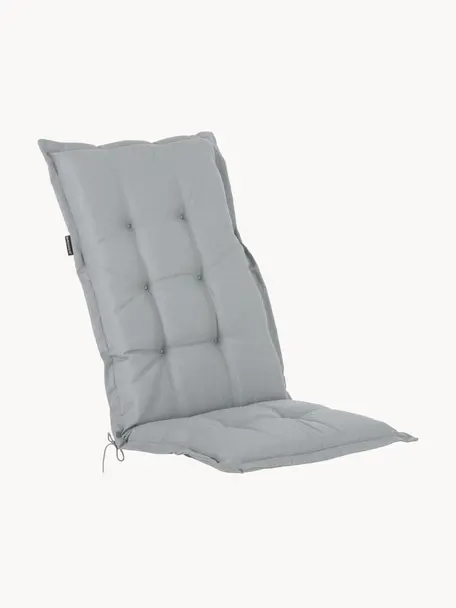Poduszka na krzesło z oparciem Panama, Tapicerka: 50% bawełna, 50% polieste, Jasny szary, S 42 x D 120 cm