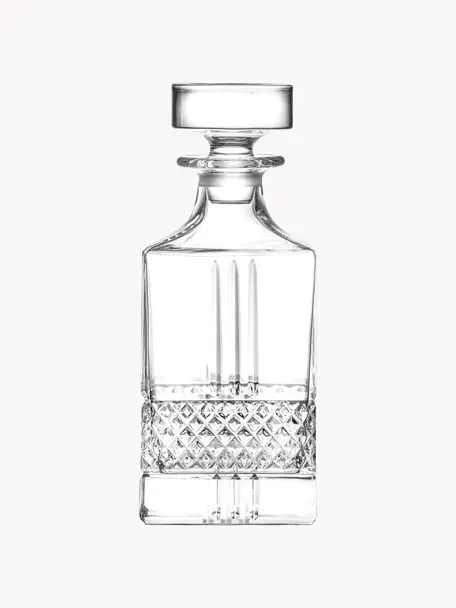 Křišťálový dekantér s reliéfem Calicavino, 850 ml, Křišťál, Transparentní, 850 ml