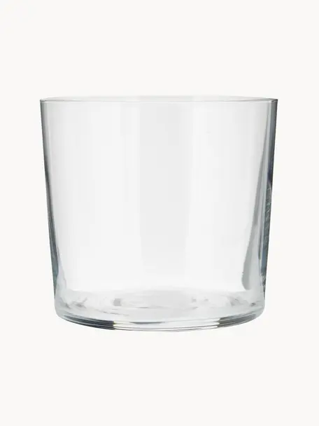 Filigrane Wassergläser Gio, 6 Stück, Glas, Transparent, Ø 8 x H 7 cm, 310 ml