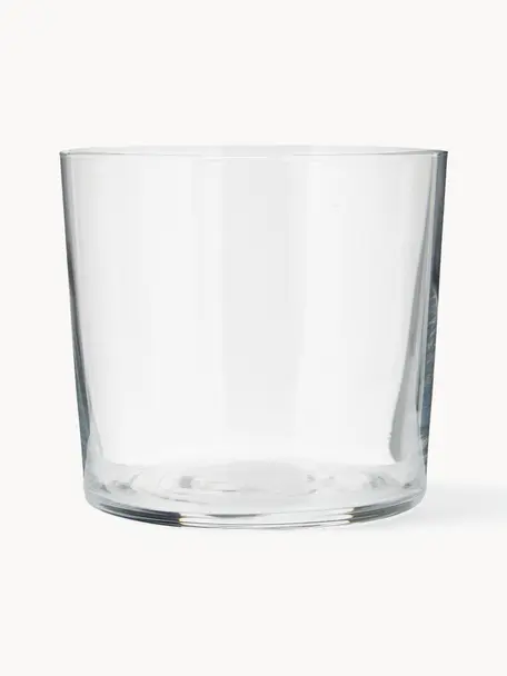 Bicchieri acqua in filigrana Gio 6 pz, Vetro, Trasparente, Ø 8 x Alt. 7 cm, 310 ml