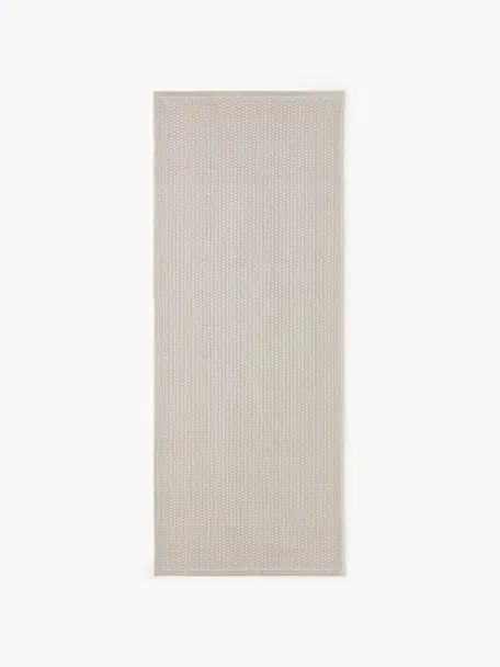 Tapis d'extérieur Toronto, 100 % polypropylène, Beige, larg. 80 x long. 200 cm