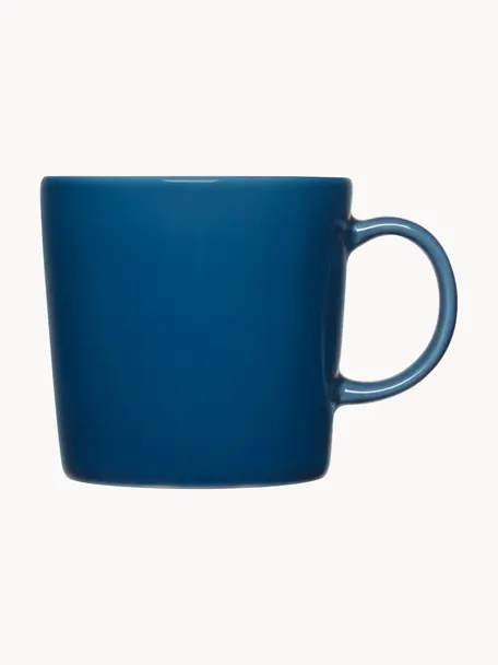 Taza de porcelana Teema, Porcelana vitro, Azul oscuro, Ø 8 x Al 8 cm, 300 ml