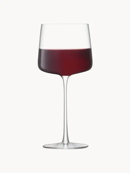 Kieliszek do czerwonego wina Metropolitan, 4 szt., Szkło, Transparentny, Ø 9 x W 20 cm, 400 ml