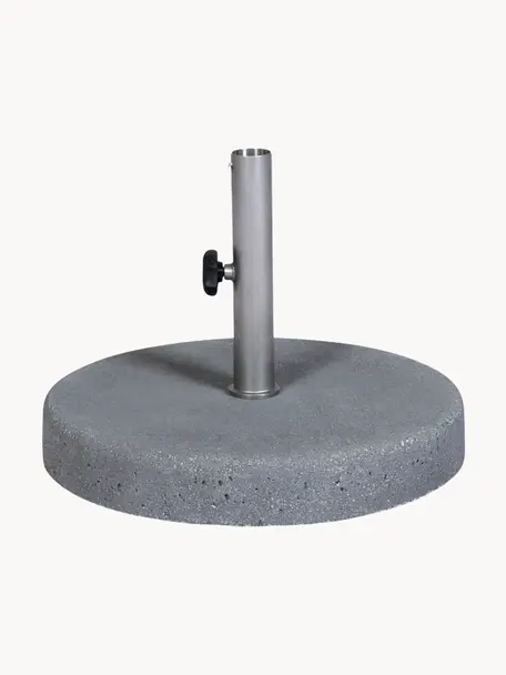 Základna slunečníku Beton, různé velikosti, Beton, nerezová ocel, umělá hmota, Šedá, Ø 50 cm, V 8 cm