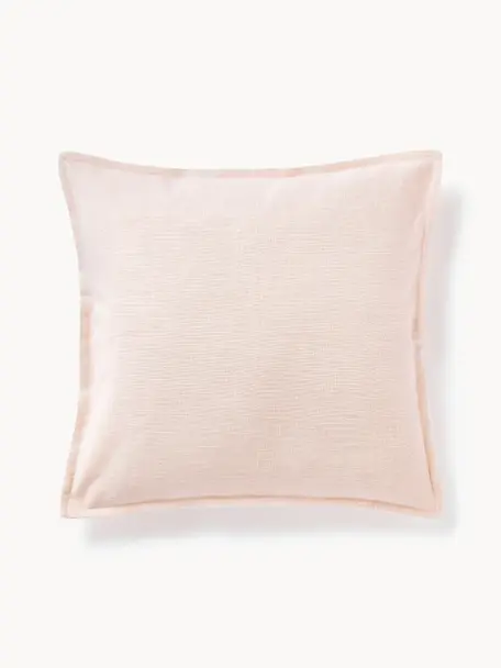 Bavlněný povlak na polštář Vicky, 100 % bavlna, Růžová, Š 50 cm, D 50 cm