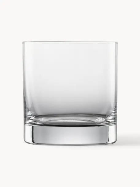 Verres à whisky en cristal Tavoro, 4 pièces, Verre cristal Tritan

Apportez l'éclat du cristal à votre table ! Ce verre est d'une transparence exceptionnelle et d'un poids agréable, ce qui lui donne une sensation de qualité et un aspect élégant. De plus, les coupes fines rendent chaque pièce unique, en faisant un objet à la fois pratique et esthétique, Transparent, Ø 9 x haut. 10 cm, 420 ml