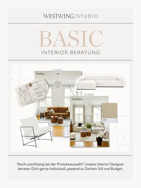 Basic Beratung für einen Raum, Digitaler Gutschein.
Nach Erhalt Deiner Bestellung, wirst Du zeitnah von uns kontaktiert und vereinbaren Dein telefonisches Beratungsgespräch mit Deinem persönlichen Interior Designer., Bunt, Wohnbereich(e)