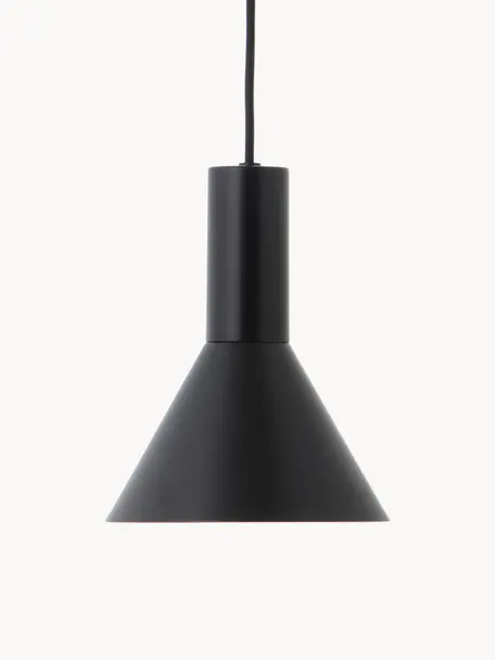 Petite suspension design Lyss, Noir, Ø 18 x haut. 23 cm