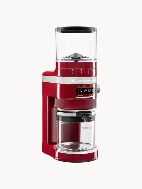Kaffeemühle Artisan, Gehäuse: Kunststoff, Rot, glänzend, B 13 x H 38 cm