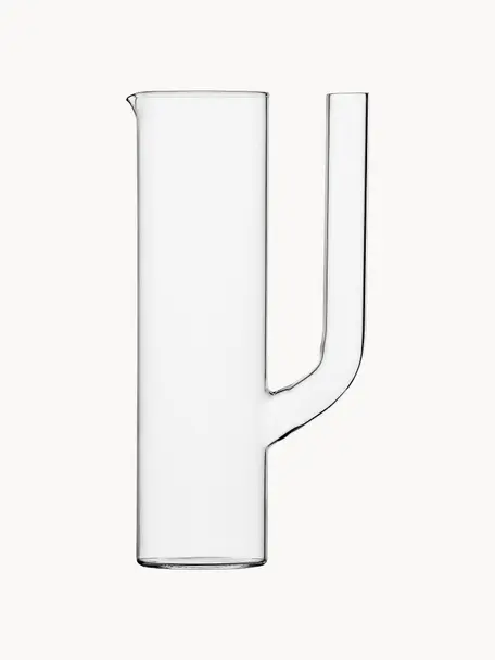 Jarra artesanal Cactus, 1,1 L, Vidrio de borosilicato, Transparente, 1,1 L