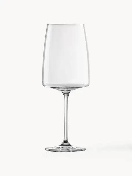 Verres à vin en cristal Vivid Senses, 2 pièces, Verre cristal Tritan

Apportez l'éclat du cristal à votre table ! Ce verre est d'une transparence exceptionnelle et d'un poids agréable, ce qui lui donne une sensation de qualité et un aspect élégant. De plus, les coupes fines rendent chaque pièce unique, en faisant un objet à la fois pratique et esthétique, Transparent, Ø 9 x haut. 24 cm, 660 ml