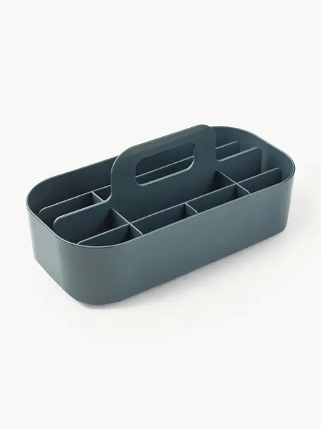 Organizer Hope, 60% plastica ABS riciclata, 40% plastica ABS, Grigio blu, Larg. 33 x Alt. 15 cm