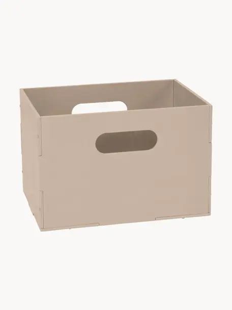 Caja de madera Kiddo, Madera de abedul pintada

Este producto está hecho de madera de origen sostenible y con certificación FSC®., Beige claro, An 34 x F 24 cm