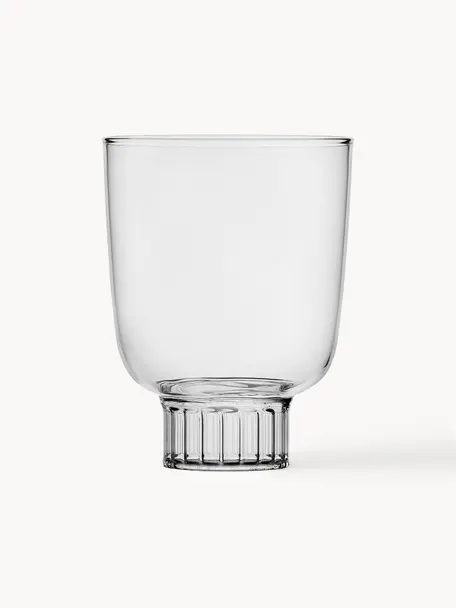 Verre à eau artisanal Liberta, Verre borosilicate

Découvrez la polyvalence du verre borosilicaté pour votre maison ! Ce matériau de haute qualité, fiable et robuste, se distingue par une résistance exceptionnelle à la chaleur, ce qui le rend idéal pour votre thé ou café chaud. Par rapport au verre traditionnel, le verre borosilicaté est plus résistant aux fissures et aux bris, en faisant un compagnon sûr pour votre intérieur, Transparent, Ø 8 x haut. 11 cm, 320 ml