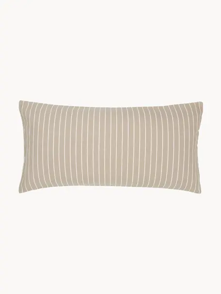 Flanell-Wendekopfkissenbezüge Talin in Beige, 2 Stück, Webart: Flanell Flanell ist ein k, Beige, Weiß, B 40 x L 80 cm