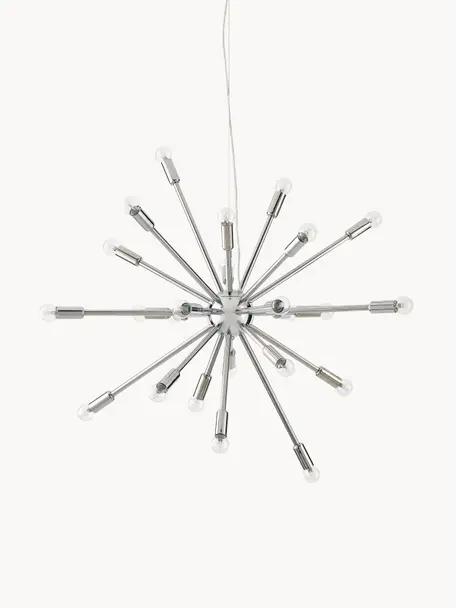 Lampa wisząca Spike, Odcienie srebrnego, Ø 90 cm