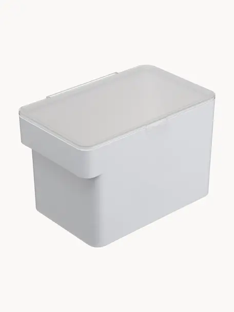 Boîte de rangement pour aliments pour animaux Tower, 2 élém., Plastique, Blanc, larg. 30 x haut. 20 cm