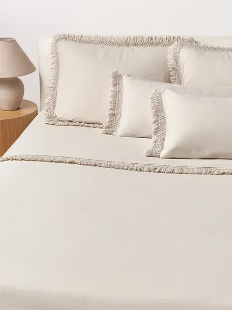 Bavlnená elastická plachta Abra, Béžová, Š 240 x D 280 cm