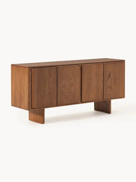 Sideboard Chandler aus Eichenholz, Massives Eichenholz, lackiert

Dieses Produkt wird aus nachhaltig gewonnenem, FSC®-zertifiziertem Holz gefertigt., Eichenholz, B 165 x H 75 cm