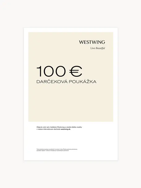 Poukaz na vytlačenie, Digitálny poukaz, po prijatí platby dostanete e-mail s odkazom na váš poukaz. Súbor PDF si jednoducho uložte a text vytlačte, Biela, sivá, 100