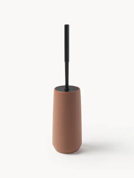 Brosse pour WC Leibi, Terracotta, Ø 10 x haut. 35 cm