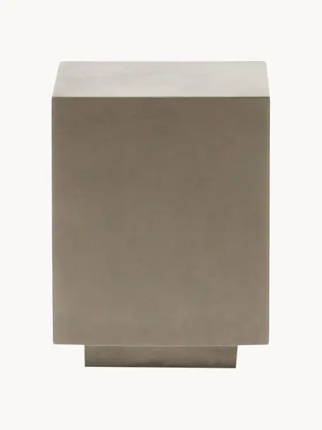 Zahradní odkládací stolek Rustella, 100 % cementové vlákno, Greige, Š 35 cm, V 46 cm