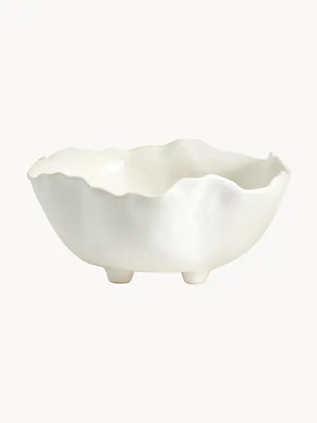 Keramik-Servierschale Kauai, verschiedene Größen, Keramik, Off White, Ø 35 x H 14 cm