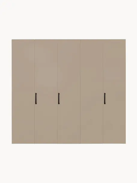 Draaideurkast Madison 5 deuren, inclusief montageservice, Frame: panelen op houtbasis, gel, Beige, B 252 x H 230 cm