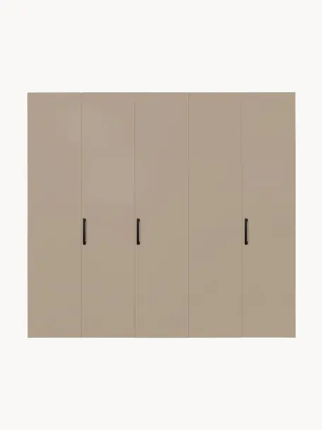 Drehtürenschrank Madison 5-türig, inkl. Montageservice, Korpus: Holzwerkstoffplatten, lac, Beige, B 252 cm x H 230 cm