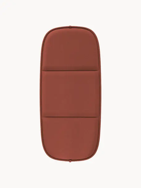 Poduszka na siedzisko ławki Hiray, Tapicerka: 50% poliakryl, 45% polies, Rdzawoczerwony, S 44 x D 96 cm