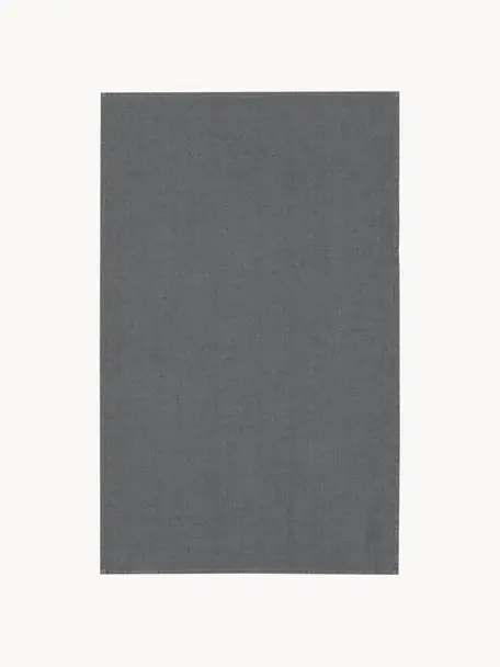 Paño de cocina de lino Ruta, Gris oscuro, An 45 x L 70 cm