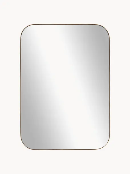 Hranaté nástenné zrkadlo Lily, Zlatá, Š 50 x V 70 cm