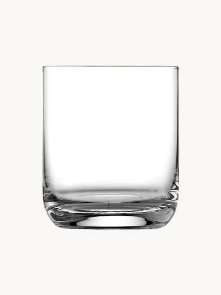 Křišťálové sklenice Classic, 6 ks, Křišťál, Zlatá, transparentní, Ø 7 cm, V 9 cm, 305 ml