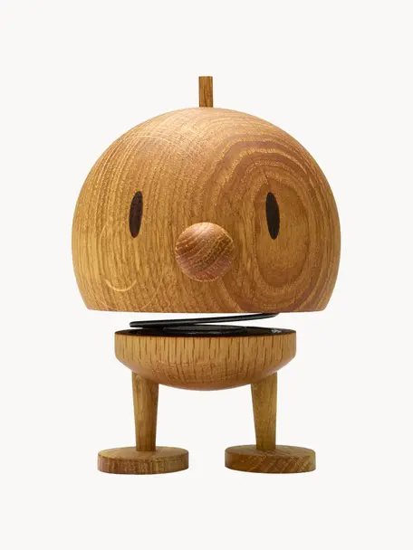 Dekorácia Bumble, V 15 cm, Dubové drevo, prírodné, s FSC certifikátom, Dubové drevo, Ø 10 x V 15 cm