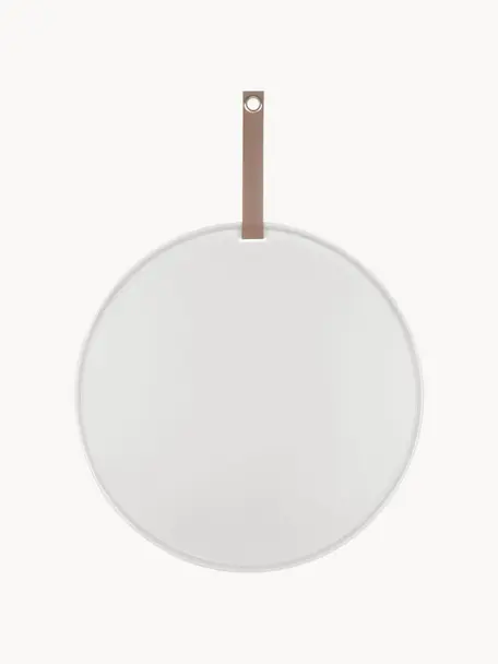 Magnetische Pinnwand Perky, Polyurethan, Weiß, Ø 52 cm