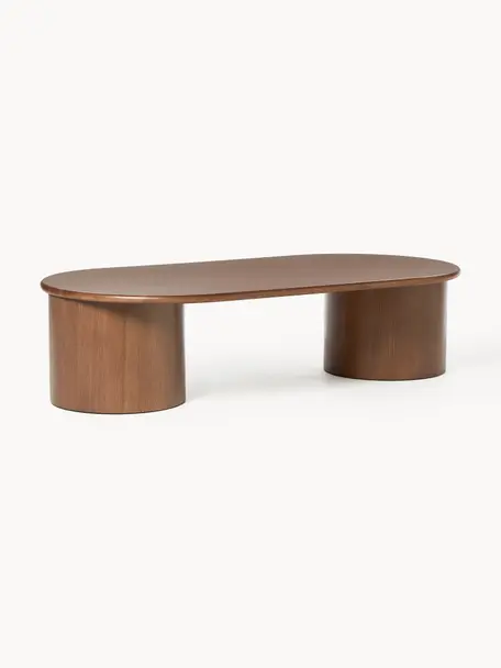 Oválný konferenční stolek z dubového dřeva Didi, Masivní dubové dřevo, olejované

Tento produkt je vyroben z udržitelných zdrojů dřeva s certifikací FSC®., Ořechové dřevo, Š 140 cm, H 70 cm