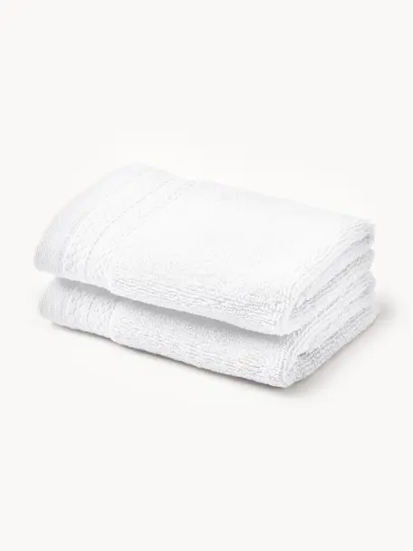 Ręcznik z bawełny organicznej Premium, różne rozmiary, Biały, Ręcznik do rąk, S 50 x D 100 cm