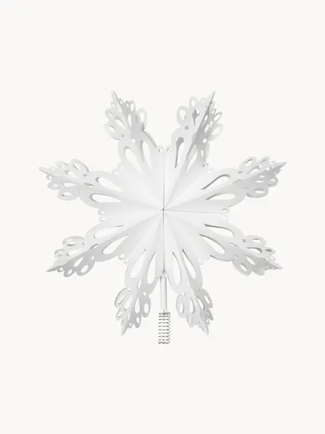 Estrella Árbol de Navidad Christmas Star, Papel, metal, Blanco, Ø 30 cm