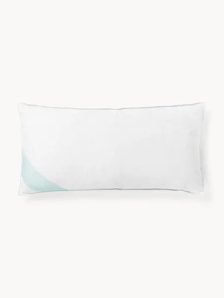 Almohada 3 cámaras Premium, firmeza baja, Exterior: plumas blancas nuevas (90, Interior: plumas nuevas blancas, cl, Funda: 100% algodón Mako, Blando, An 40 x L 80 cm