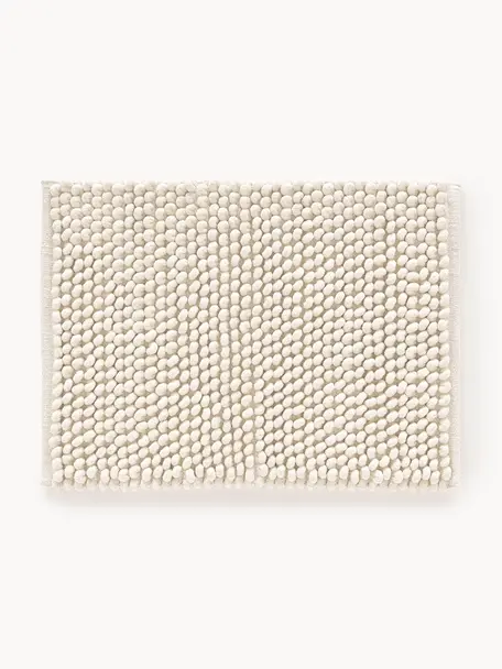 Tapis de bain doux Brady, 68 % polyester, certifié GRS, 32 % coton

Le matériau est certifié STANDARD 100 OEKO-TEX®, 21.HIN.55987, HOHENSTEIN HTTI, Blanc cassé, larg. 50 x long. 70 cm