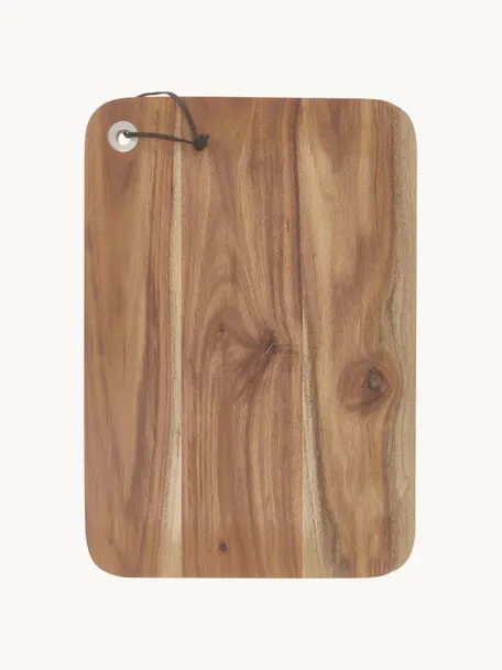 Deska do krojenia z drewna akacjowego Acacia, Drewno akacjowe, Drewno akacjowe, S 33 x G 23 cm