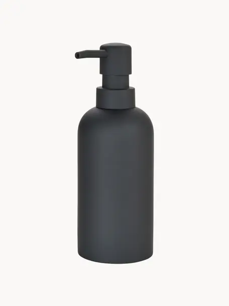 Dispenser sapone Archway, Contenitore: poliresina, Testa della pompa: materiale sintetico, Nero, Ø 7 x Alt. 19 cm