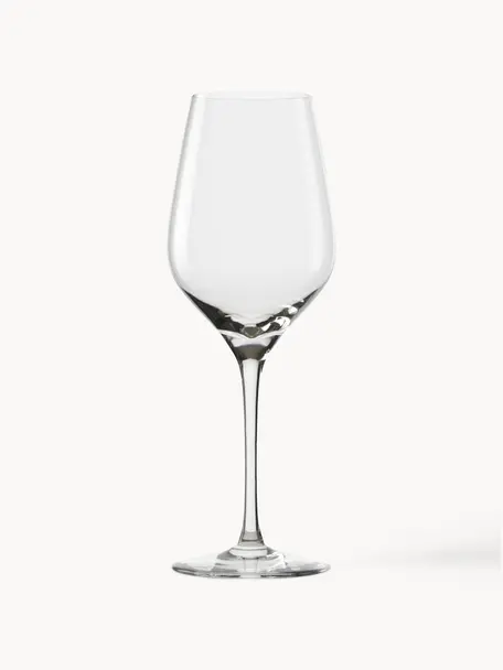 Verres à vin blanc en cristal Exquisit, 6 pièces, Cristal

Apportez l'éclat du cristal à votre table ! Ce verre est d'une transparence exceptionnelle et d'un poids agréable, ce qui lui donne une sensation de qualité et un aspect élégant. De plus, les coupes fines rendent chaque pièce unique, en faisant un objet à la fois pratique et esthétique, Transparent, Ø 8 x haut. 23 cm, 420 ml