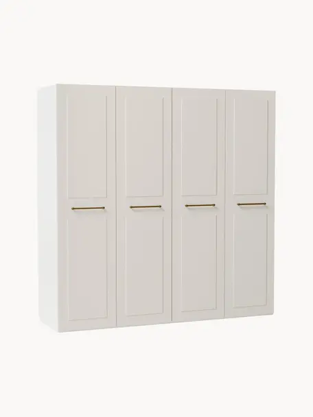 Modulární skříň s otočnými dveřmi Charlotte, šířka 200 cm, více variant, Béžová, Interiér Classic, Š 200 x V 200 cm