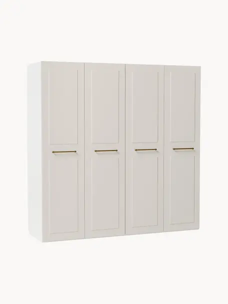 Modulární skříň s otočnými dveřmi Charlotte, šířka 200 cm, více variant, Béžová, Interiér Premium, Š 200 x V 200 cm