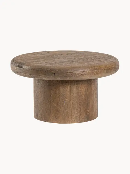 Mesa de centro rodonda de madera de mango Lopez, tamaños diferentes, Madera de mango, Madera de mango, Ø 60 cm